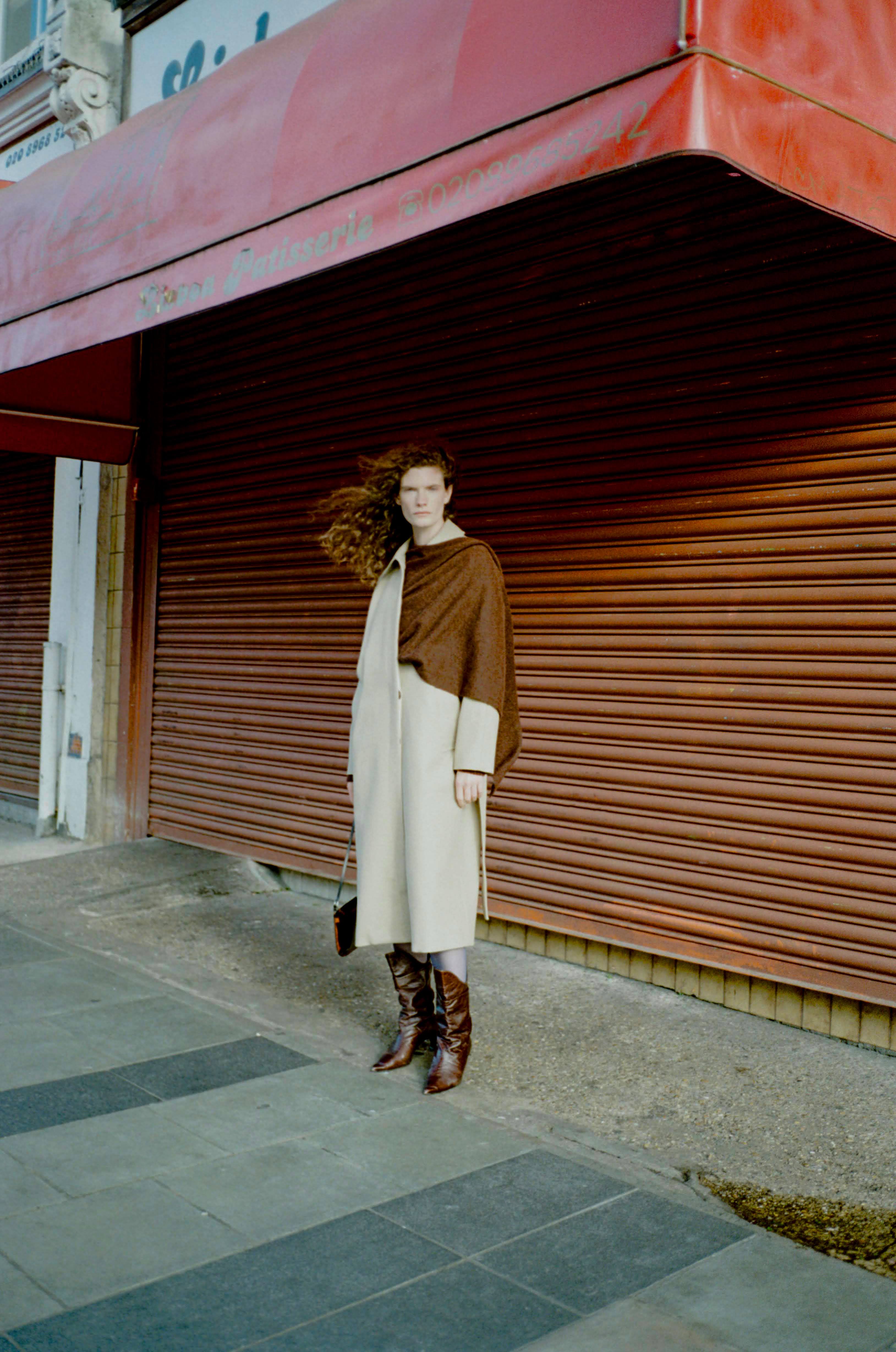 Alice Coat Cotton Silk Double-face Beige - Image 7