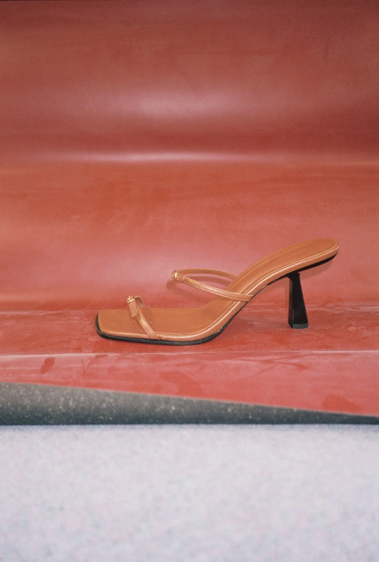 Avery Sandals Leather Nappa Tan - Image 3