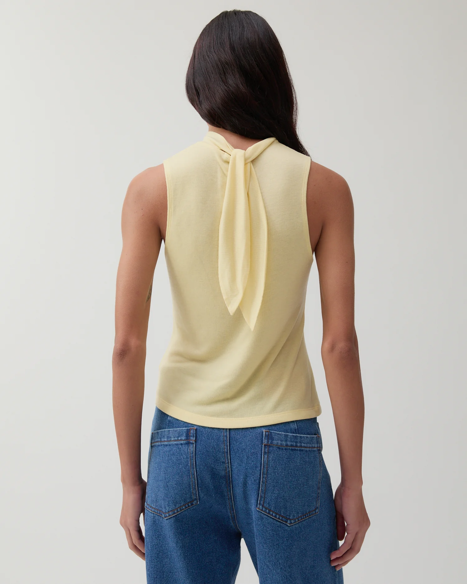 Bryn Top Tencel Yellow - Image 3