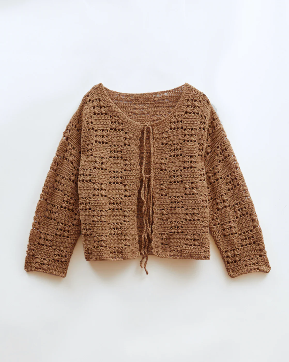 Caro Cardigan Organic Cotton Chestnut - Image 4