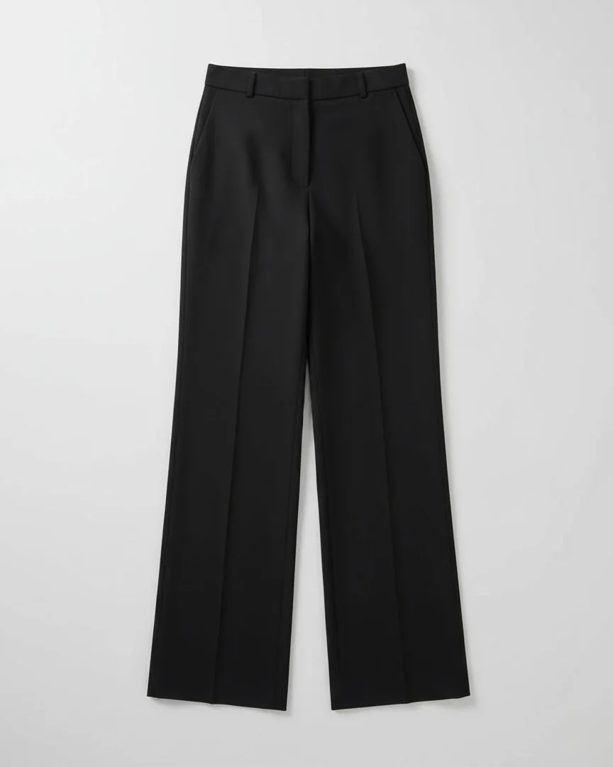 Cathy Trousers Wool Suiting Black - Image 2
