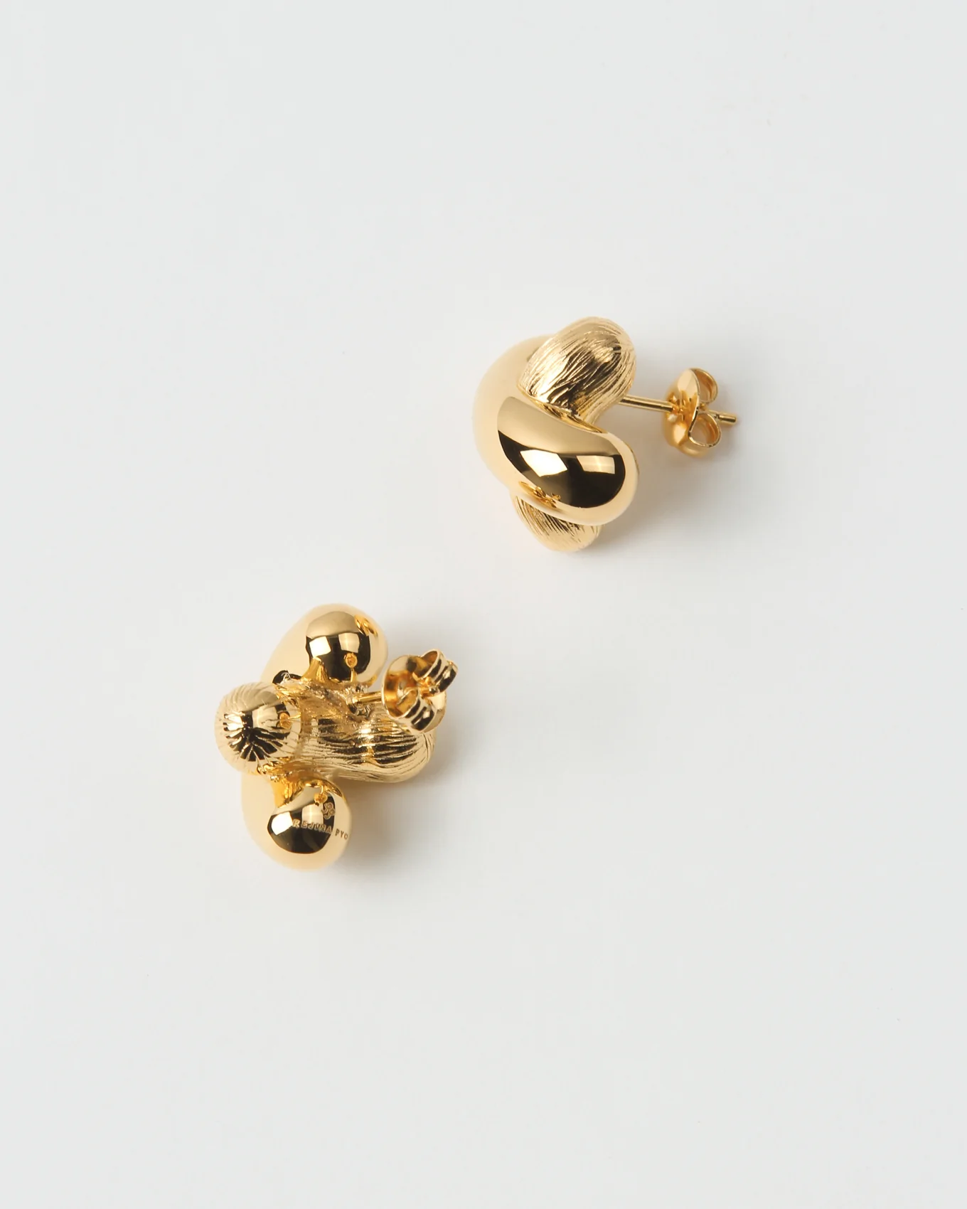 Cross Earrings Gold Plated - Image 3