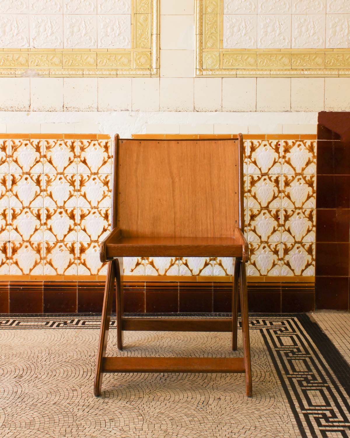 Danish Vintage Wooden Chair - Image 5