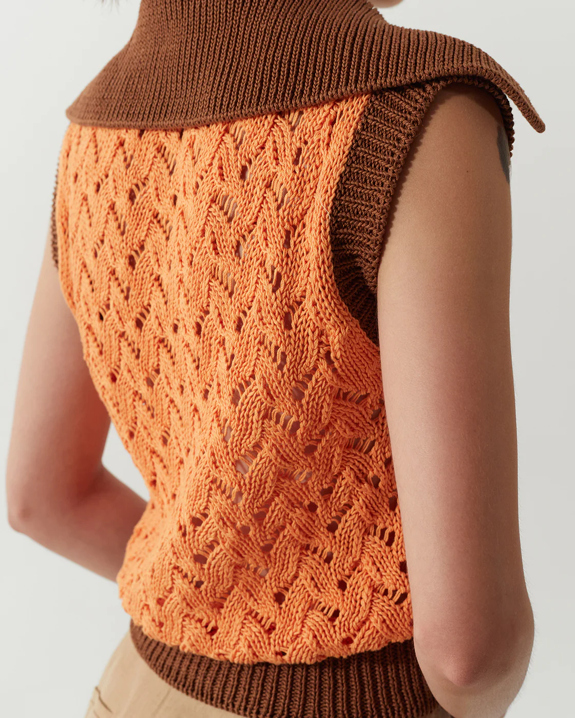 Elfie Vest Organic Cotton Orange - Image 4
