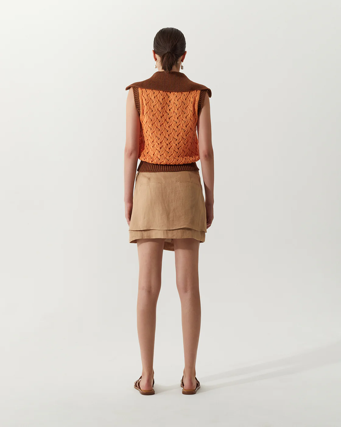 Elfie Vest Organic Cotton Orange - Image 5