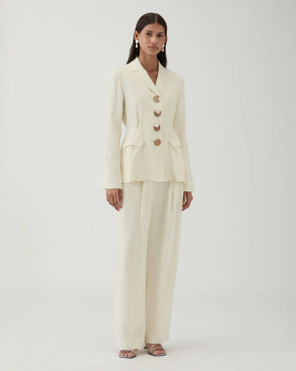 Etta Jacket Viscose Off-White - Image 3
