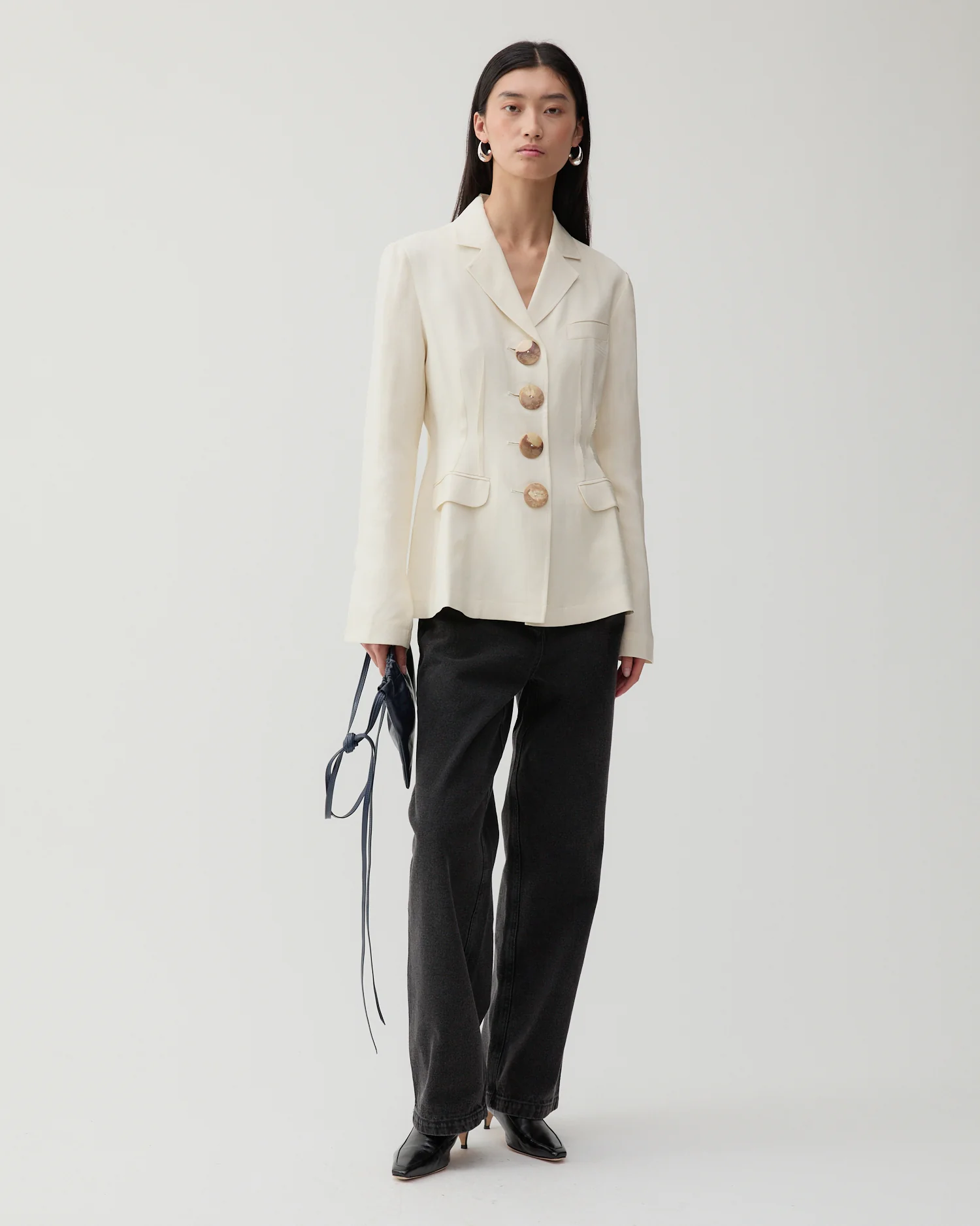 Etta Jacket Viscose Off-White - Image 7