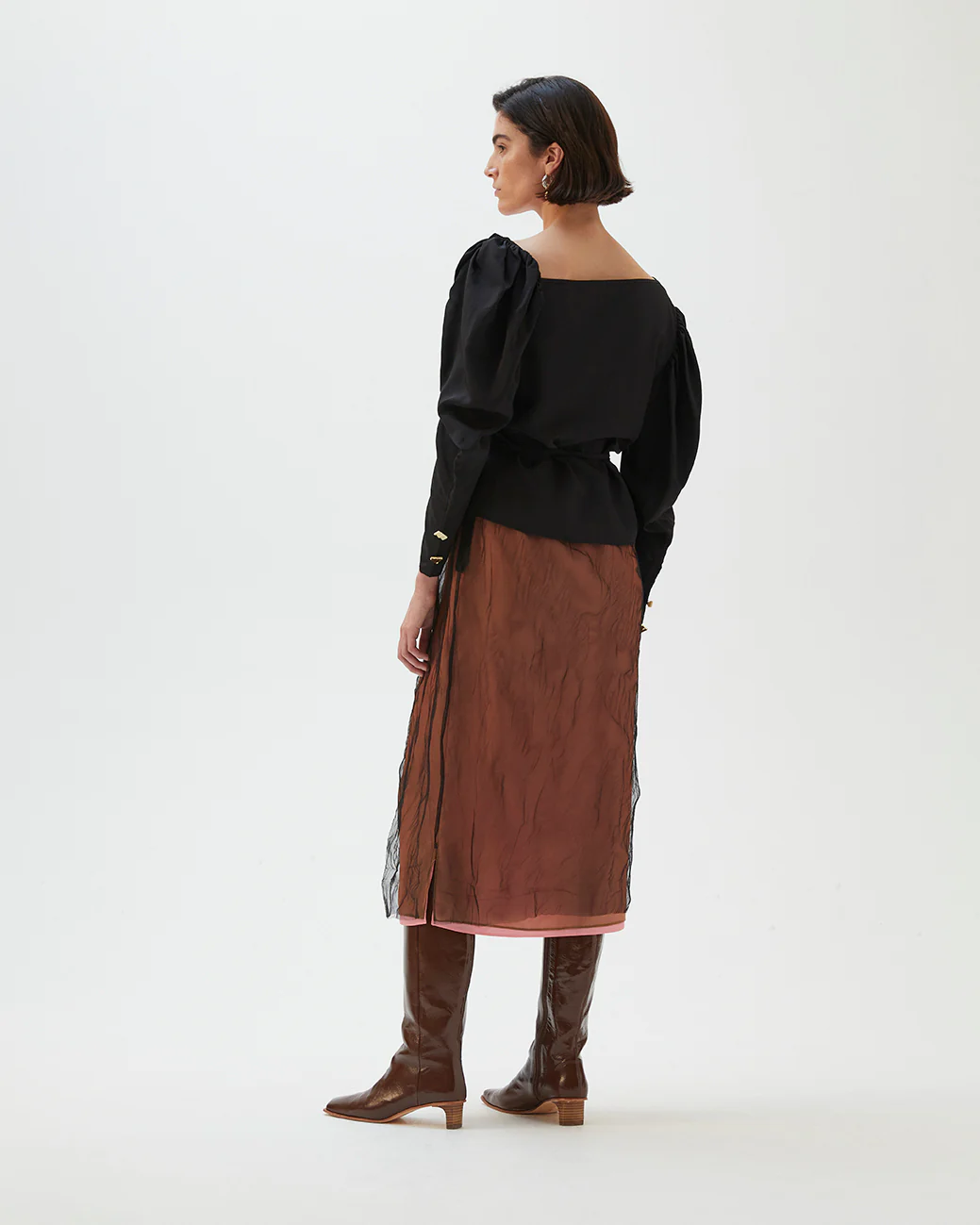 Fiona Blouse Viscose Black - Image 3