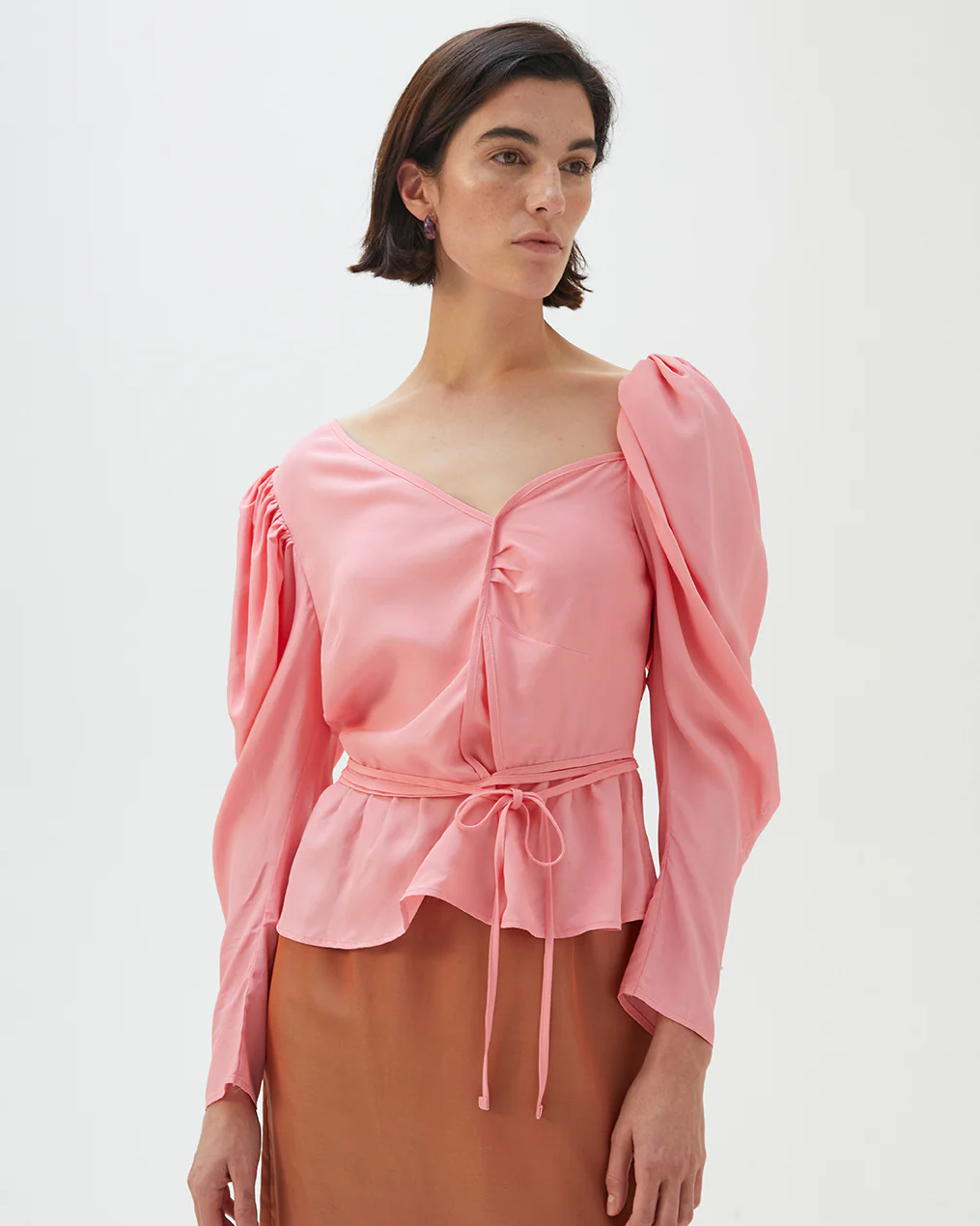 Fiona Blouse Viscose Pink - Image 2
