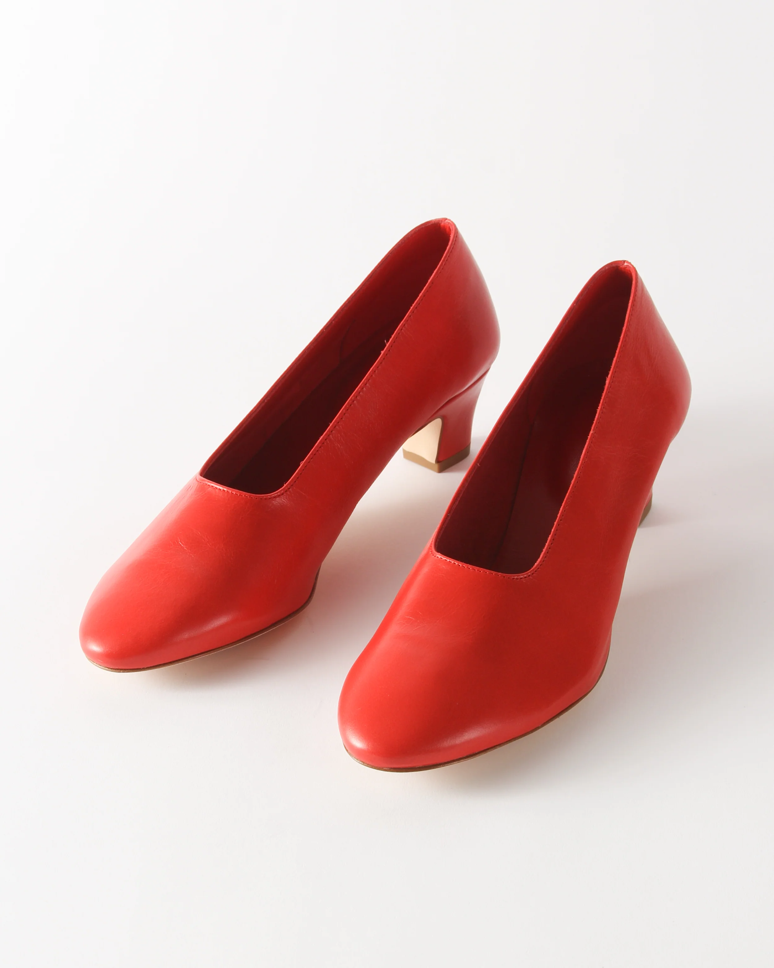 Soft Pump Leather Rosso - Image 3