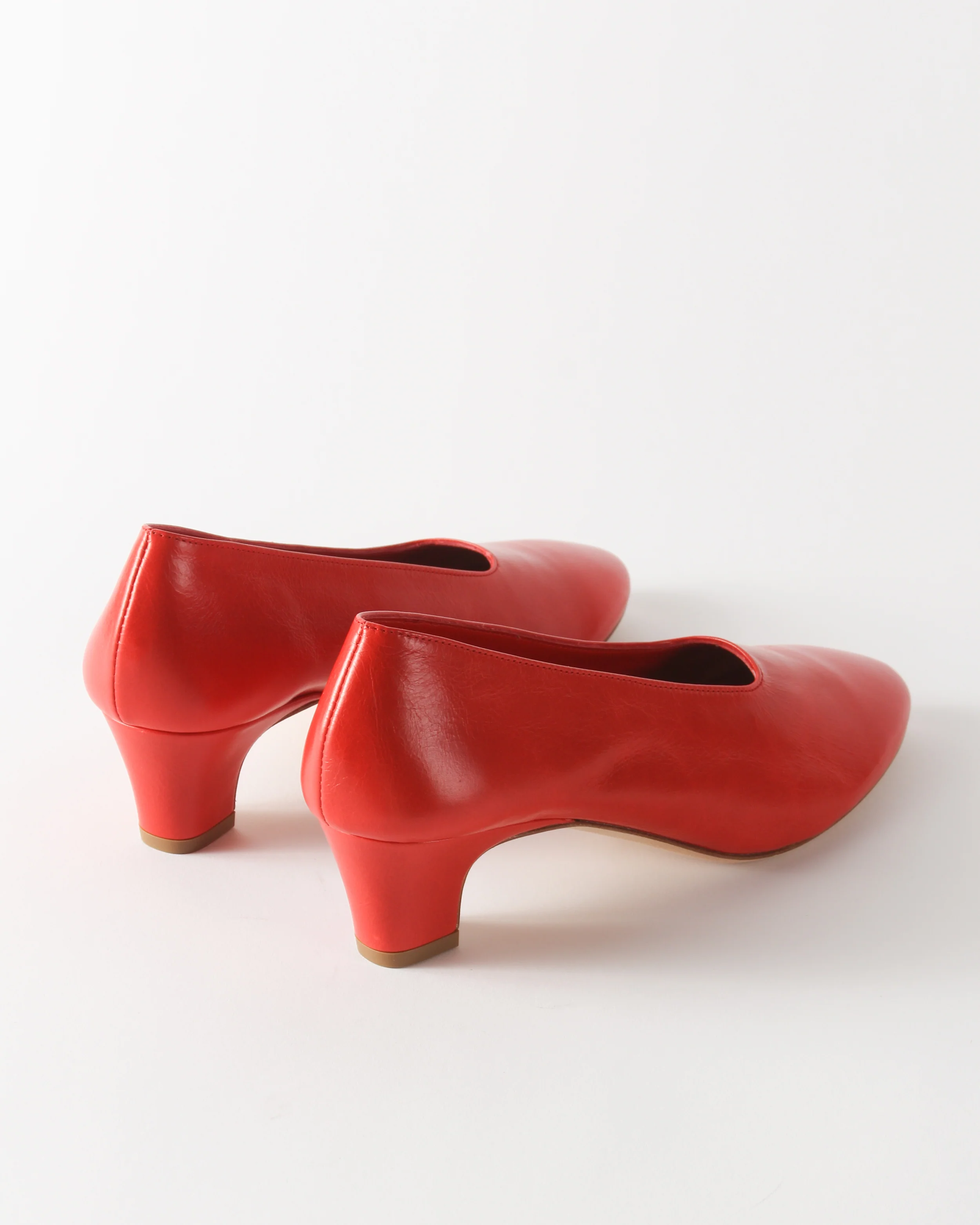 Soft Pump Leather Rosso - Image 5