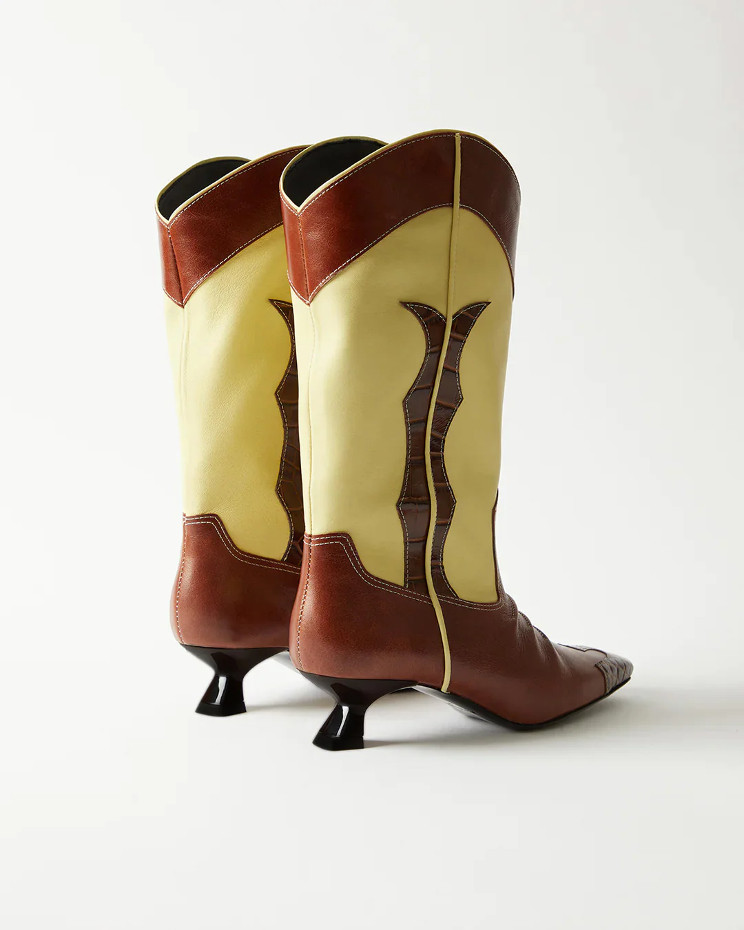 Jessie Boots Leather Butter Yellow - Image 3
