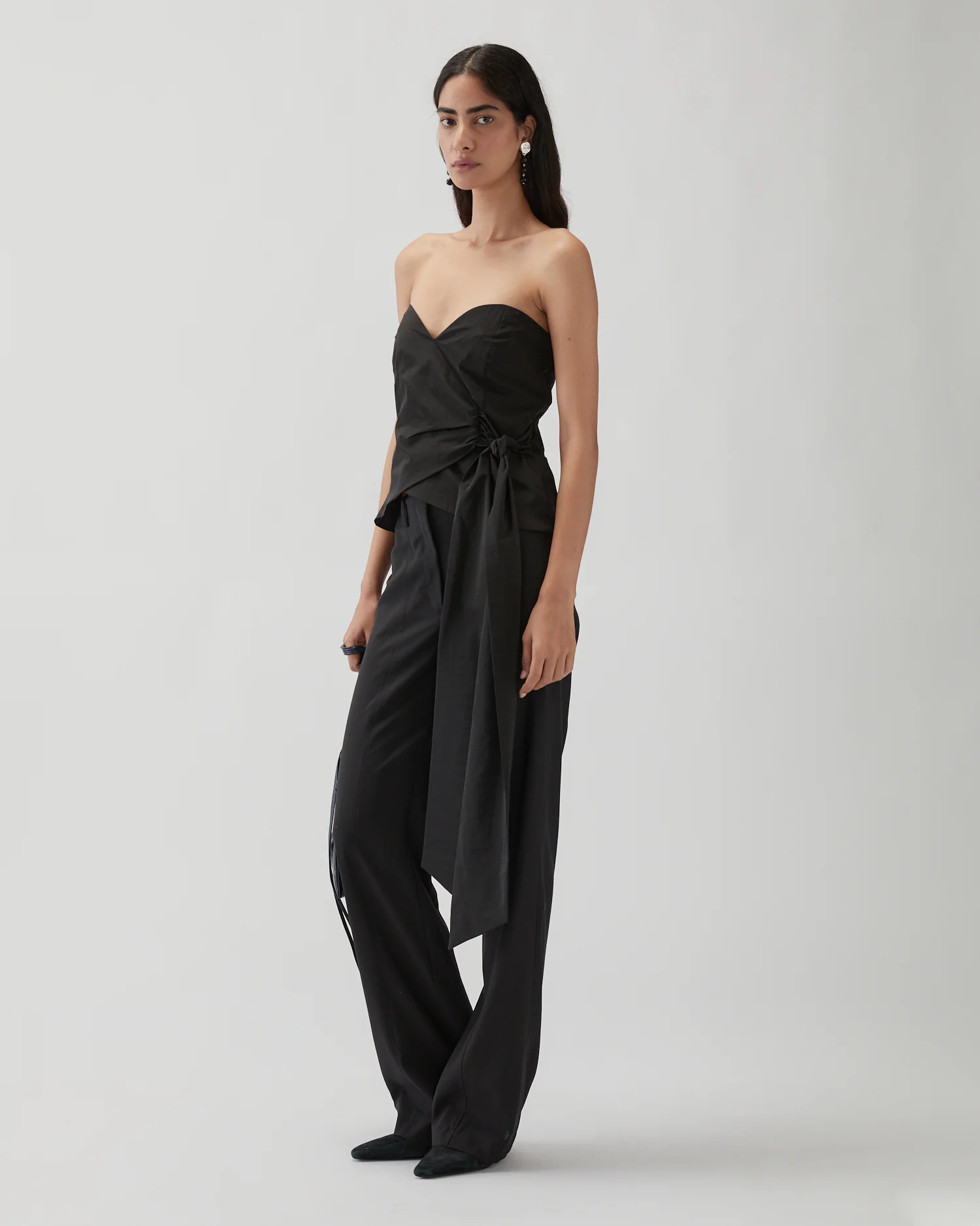 Kunika Blouse Taffeta Black - Image 3