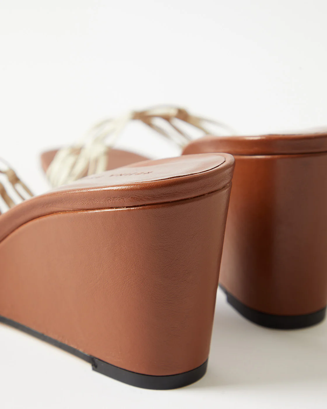 Kyle Wedge leather Tan - Image 7