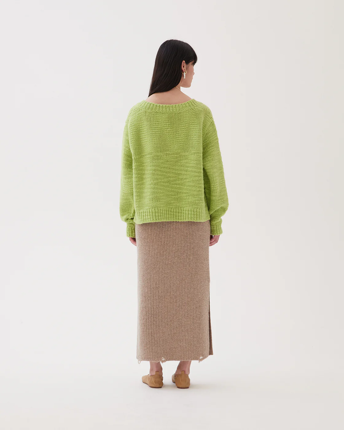 Leanne Skirt Alpaca Oat - Image 4