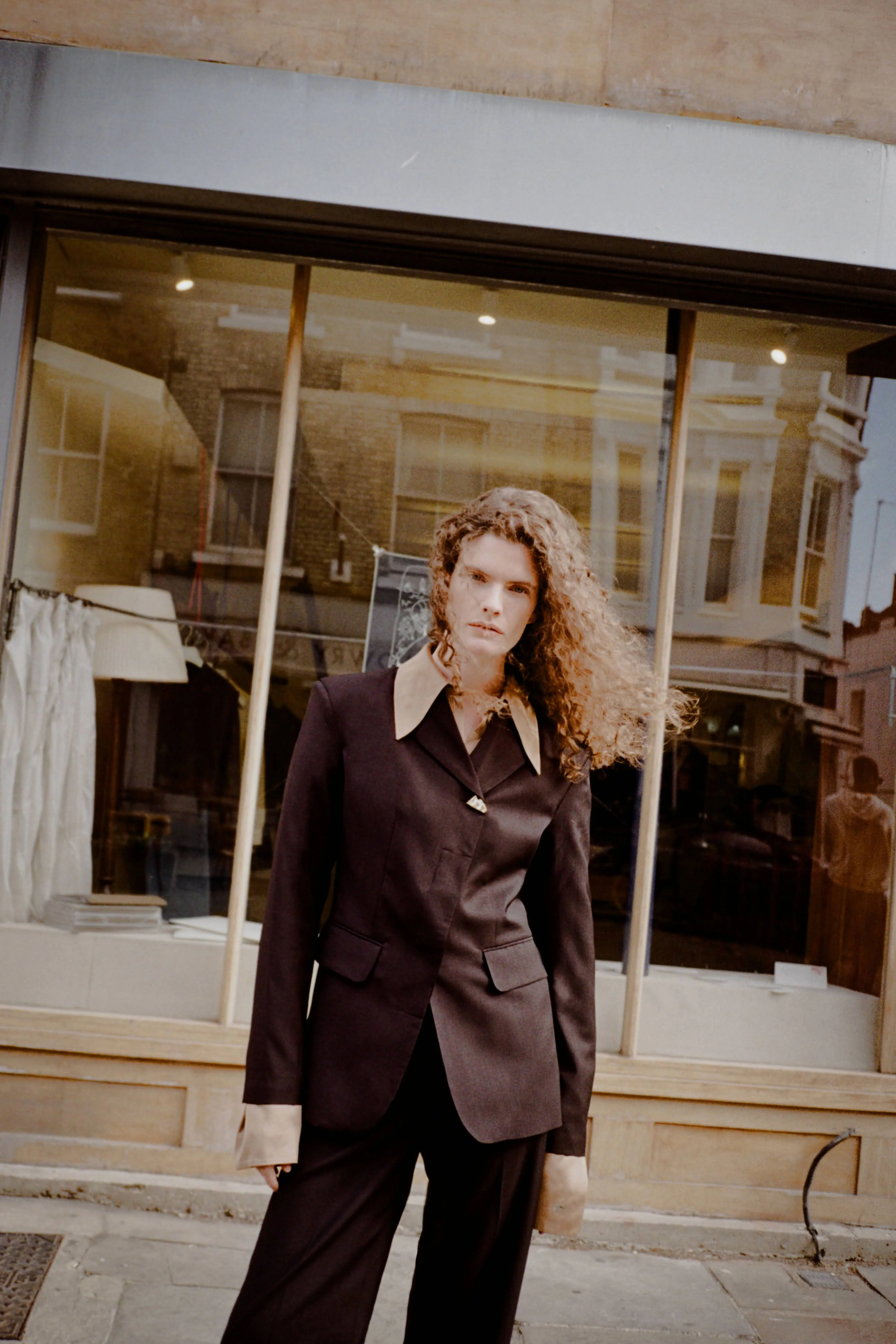 Lina Jacket Wool Suiting Black - Image 2
