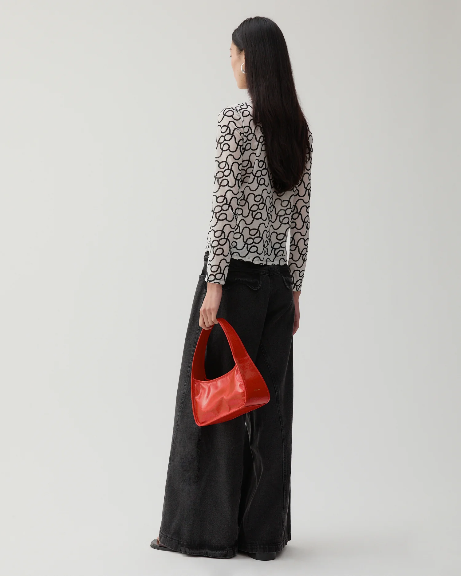 Linda Trousers Organic Cotton Denim Black - Image 5