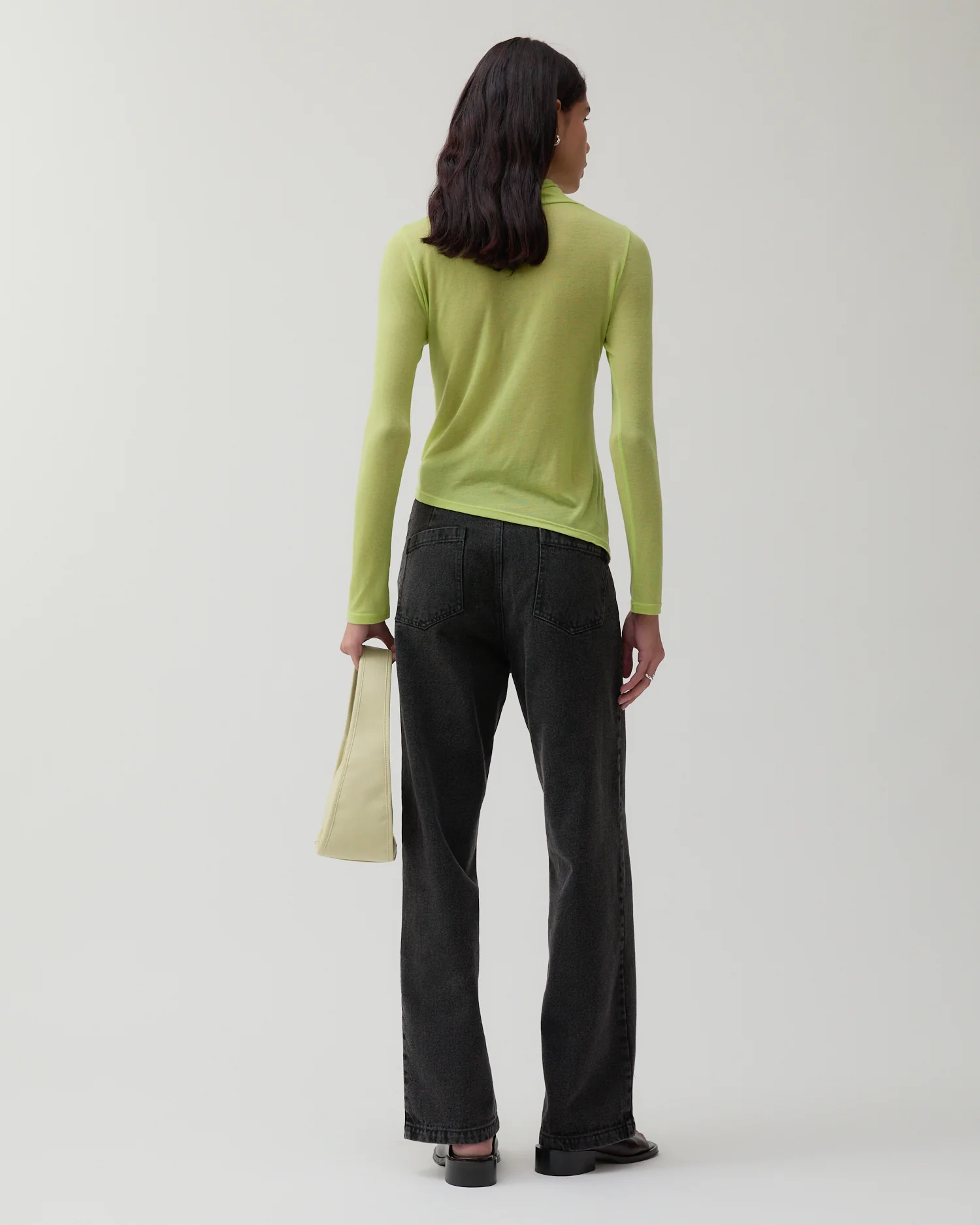Logan Top Tencel Acid Green - Image 3