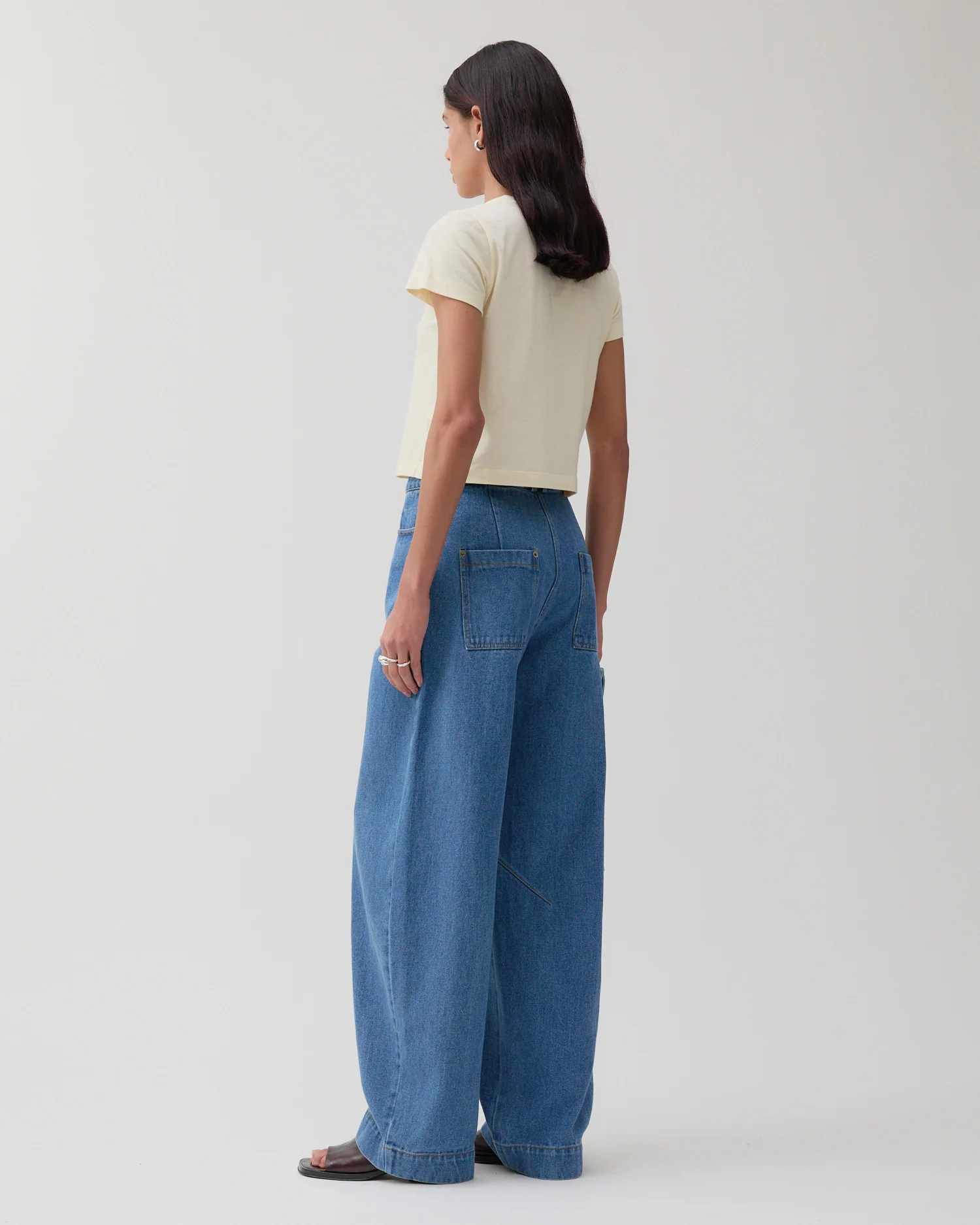 Margot Trousers Organic Cotton Denim Indigo - Image 9