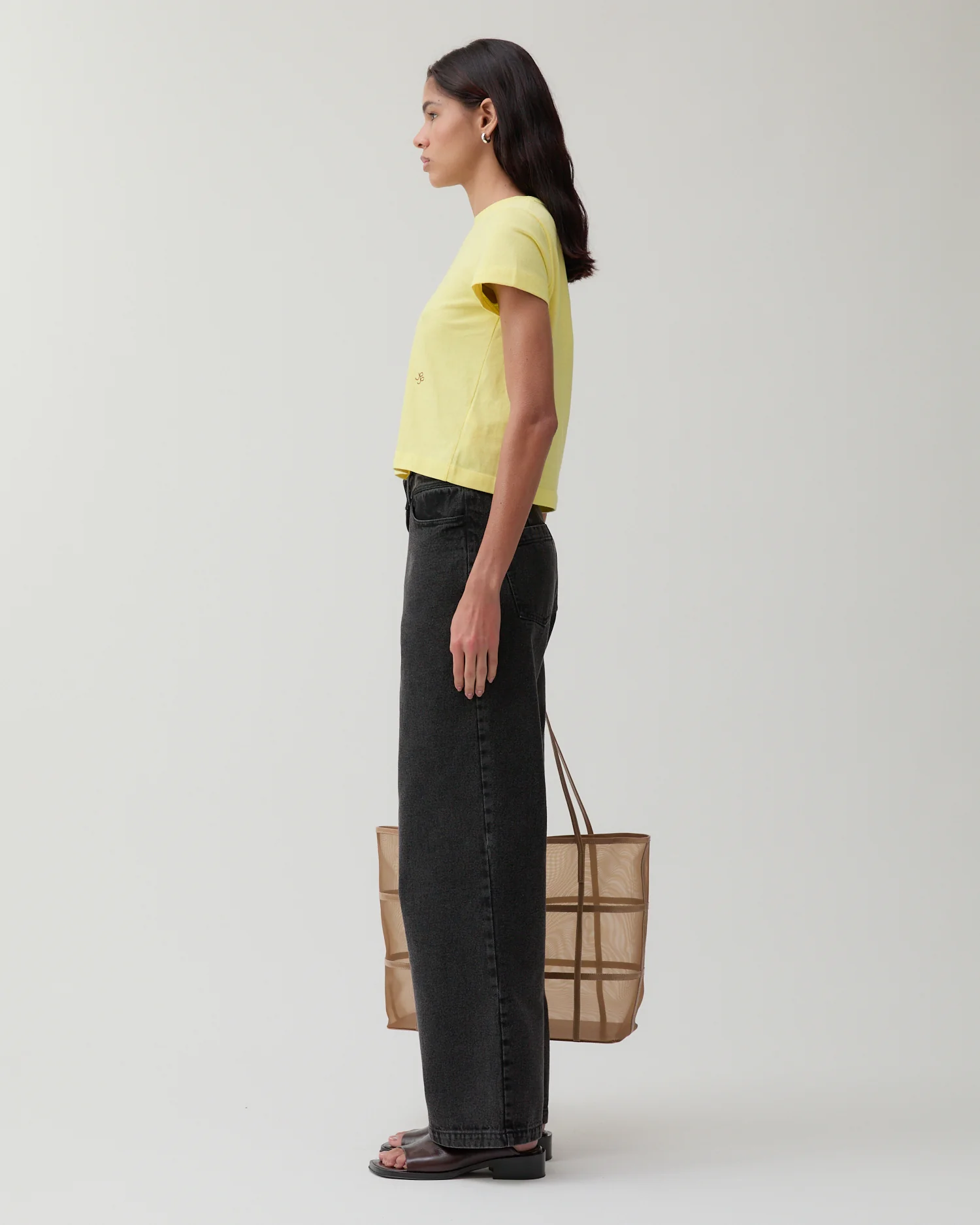 Maude Trousers Organic Cotton Denim Black - Image 6