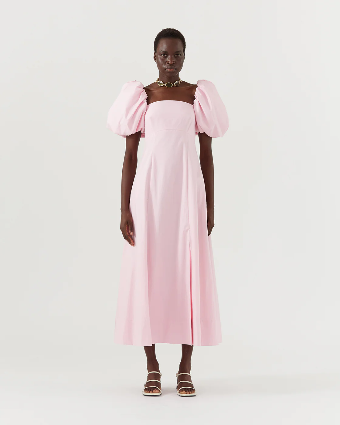 Oksana Dress Organic Cotton Rose - Image 4