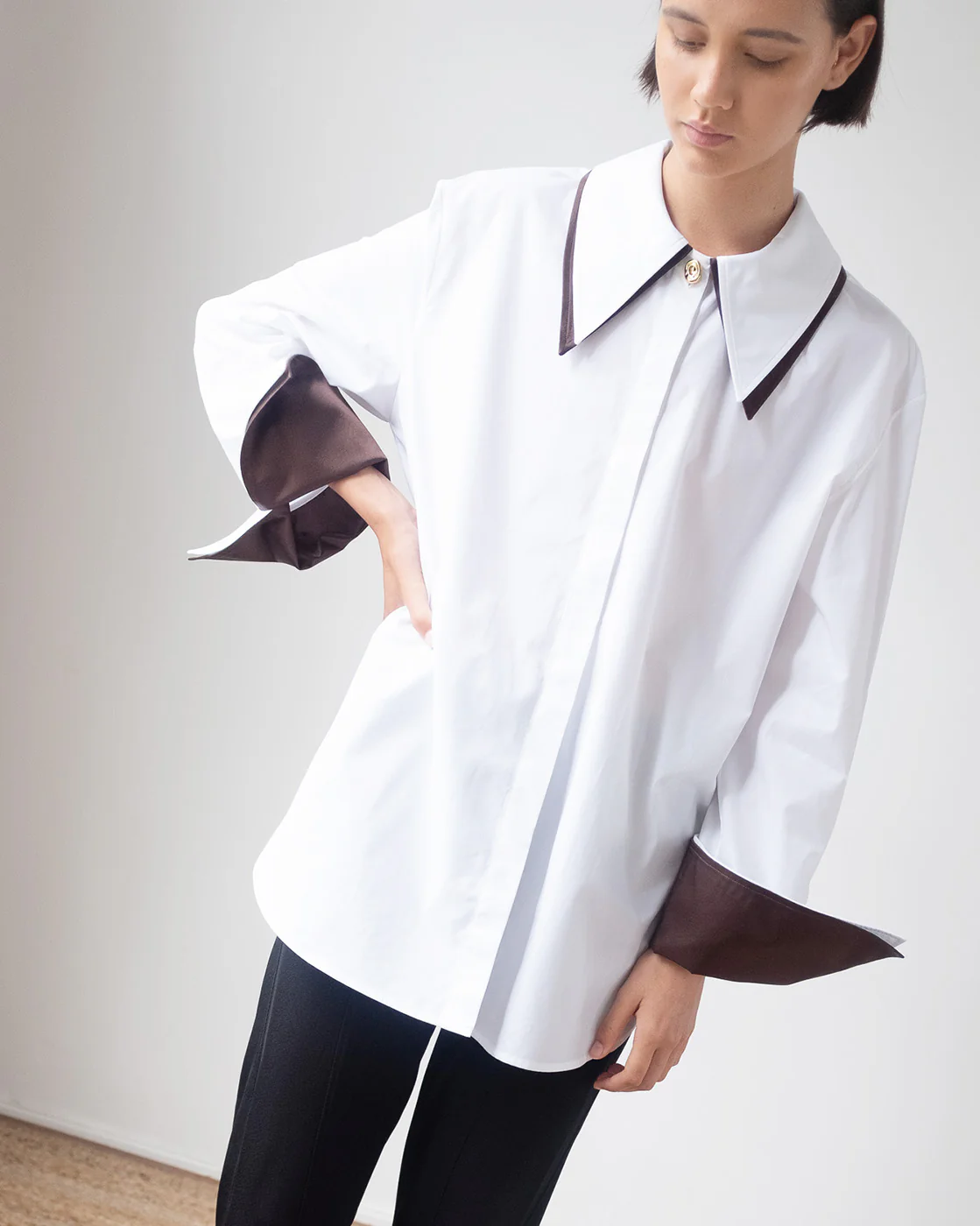 Parker Shirt Organic Cotton Off-White - Image 2