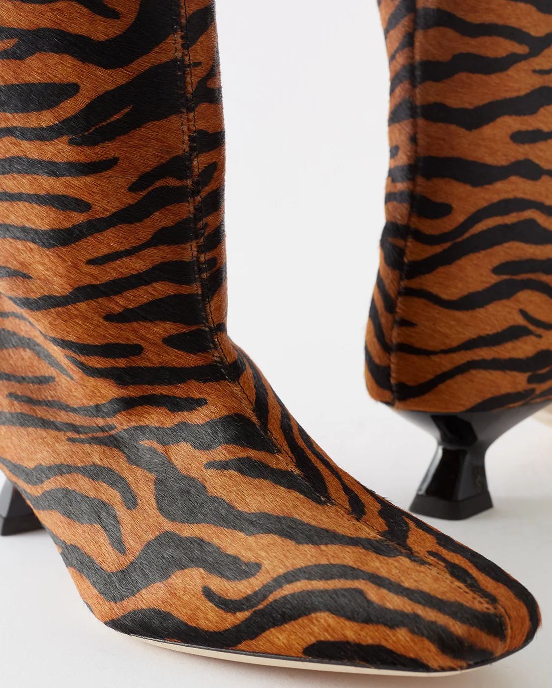Pillar Boots Calfhair Print Brown - Image 5