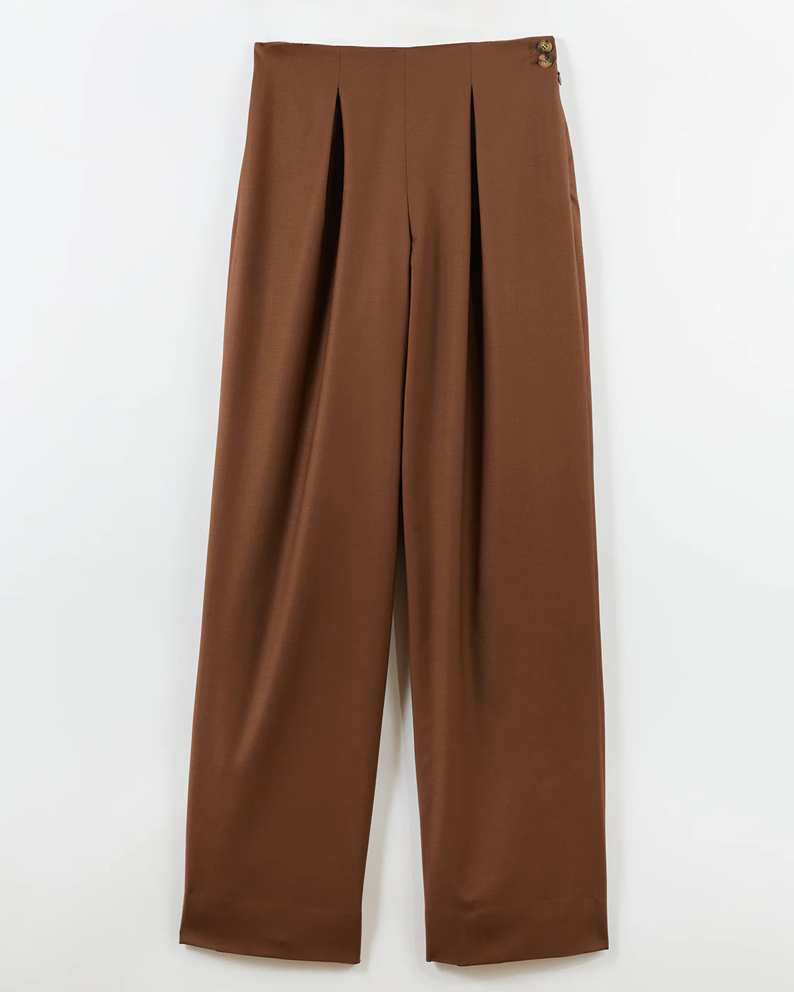 Reine Trousers Wool Blend Brown - Image 6