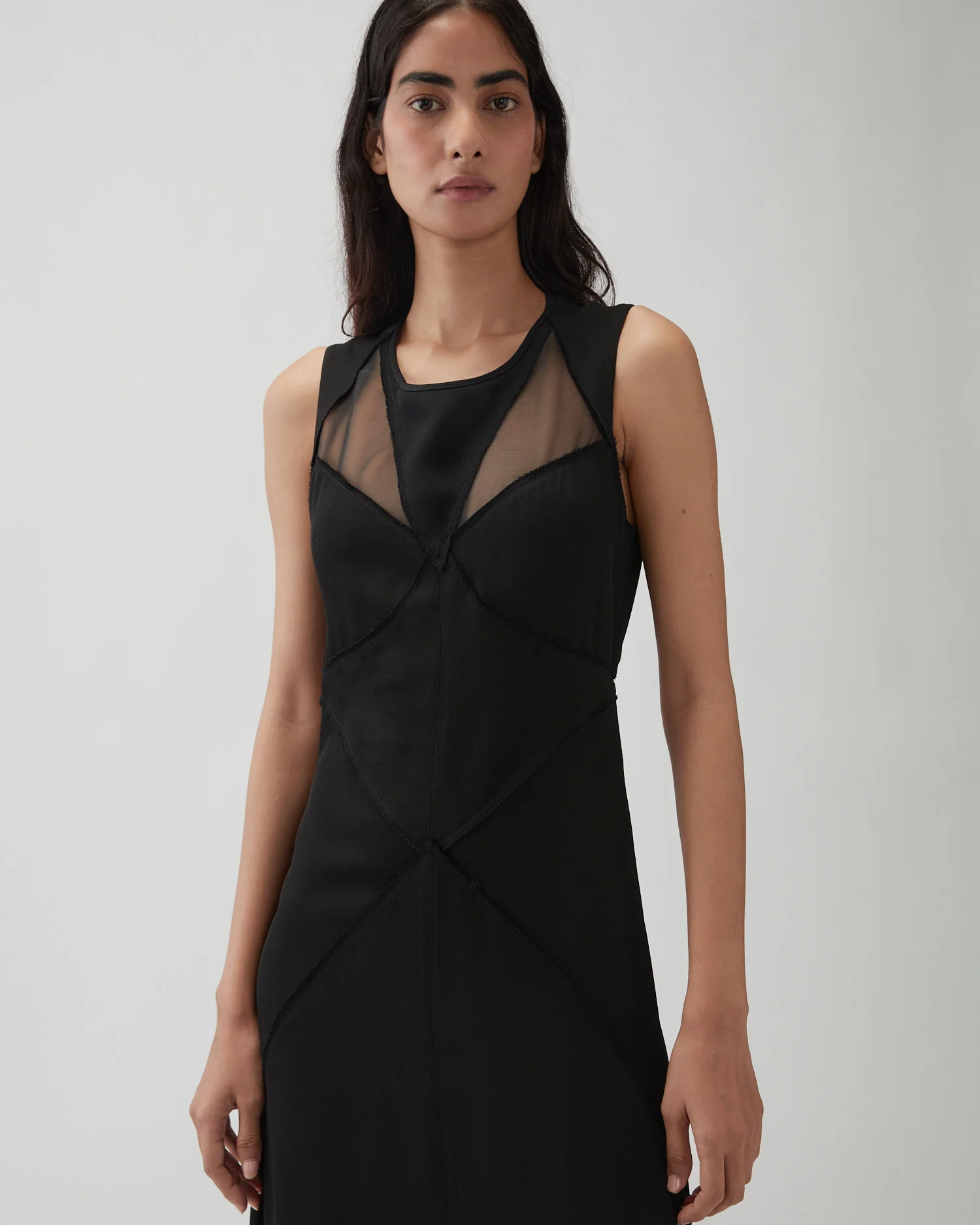Sadie Dress Crepe Twill Viscose Black - Image 3