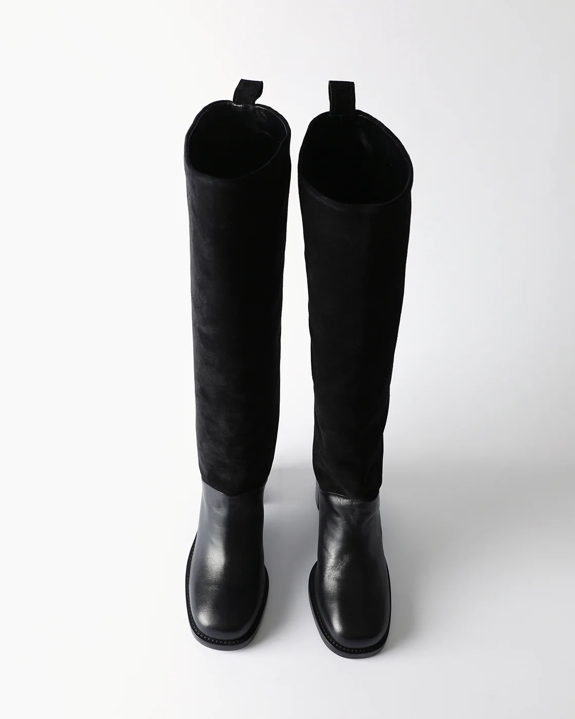 Shania Boots Suede and Leather Black - Image 5