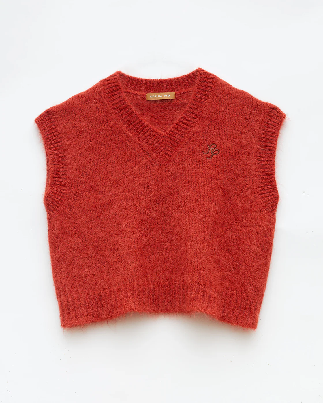 Spencer Vest Alpaca Blend Red - Image 7