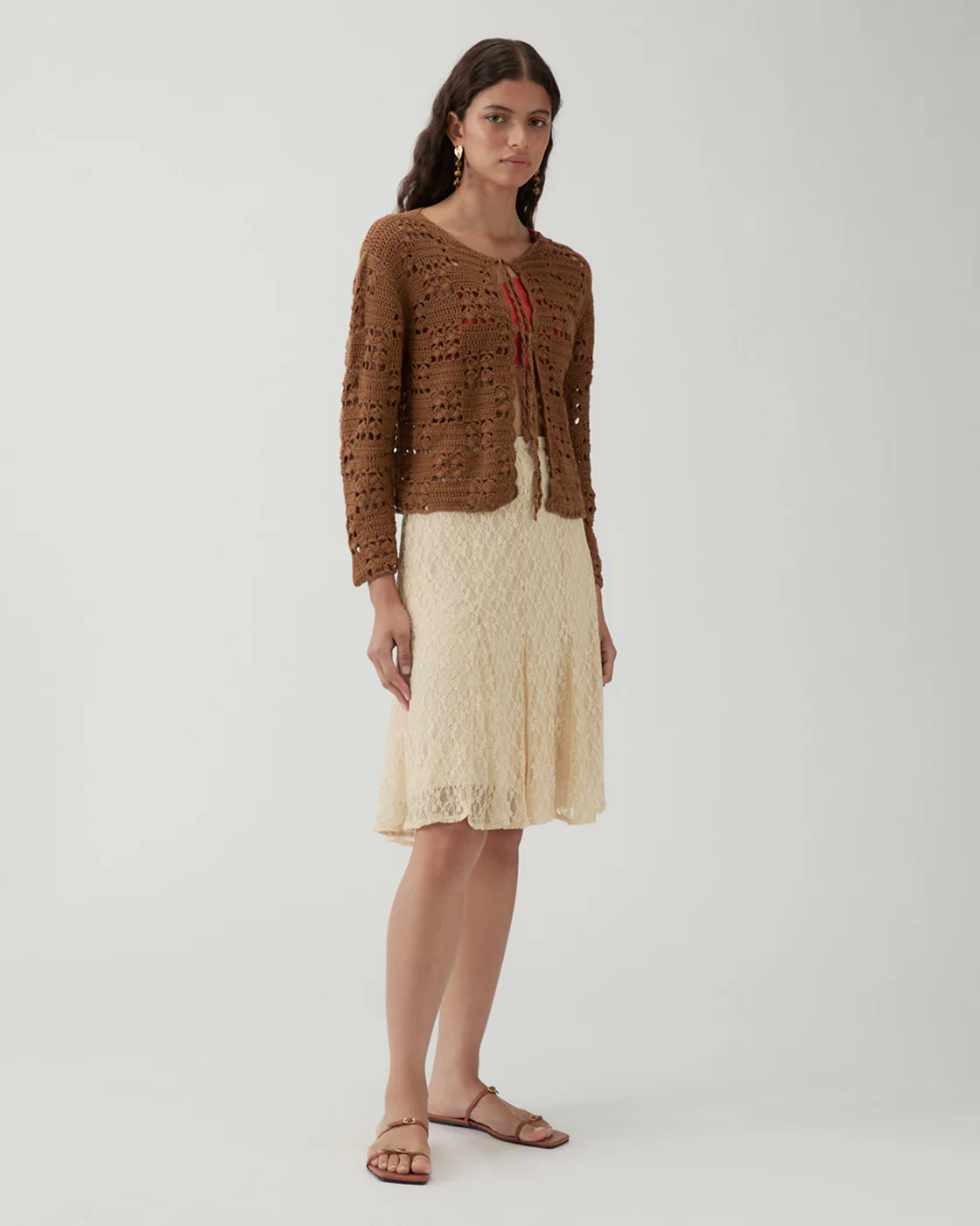 Taylor Skirt Lace Cream - Image 3